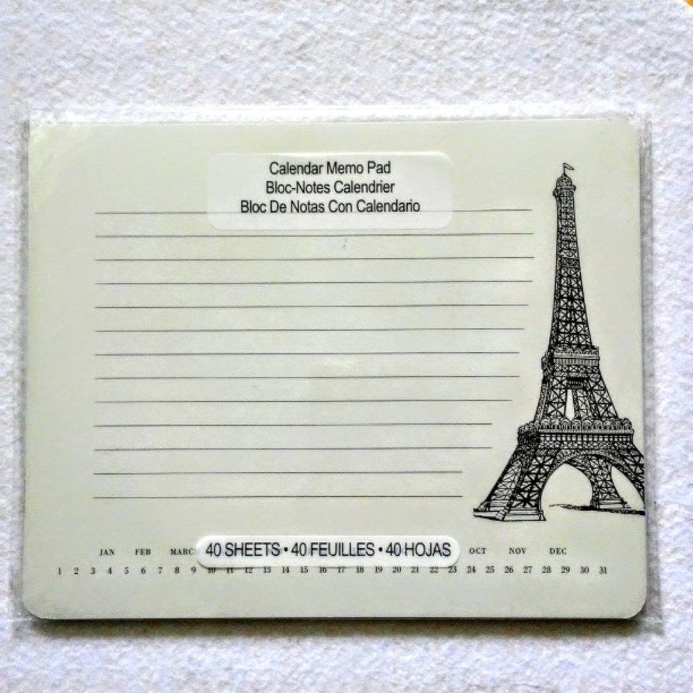 Studio 18 Calendar Memo Pad - 40 Sheets